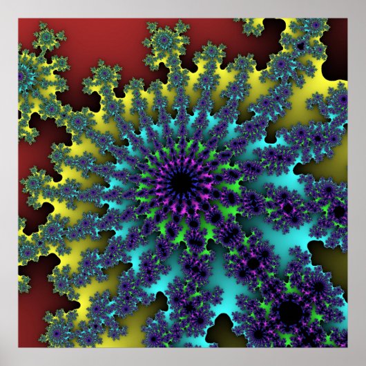 レッドレインボーバースト ポスター (正面)