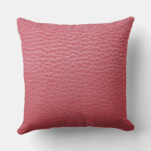 レッドレザールックプリント枕 クッション (裏面)