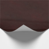 レッドレザールック ラッピングペーパー (角)