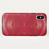 レッドレザーレット Case-Mate iPhoneケース (裏面(横))