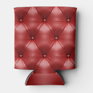 レッドレザー：シームレステクスチャエレガンス 缶クーラー