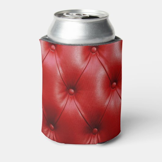 レッドレザー：上張り模様エレガンス。 缶クーラー (缶裏面)