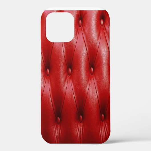 レッドレザー:上張り模様エレガンス。 Case-Mate iPhoneケース (裏面)