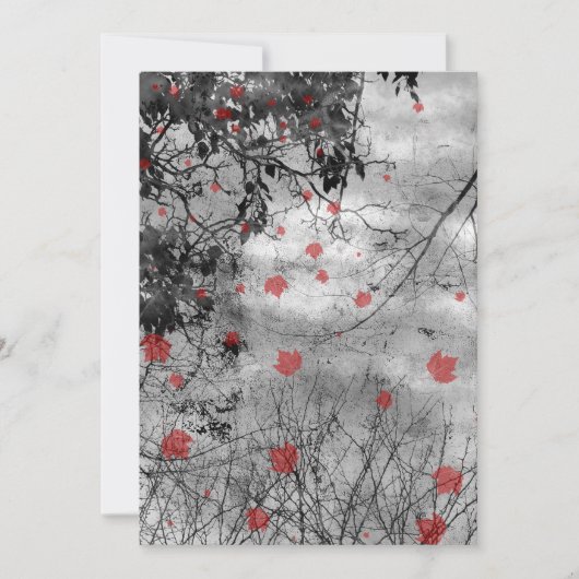 レッドレターデイゴシック結婚式招待状 招待状 (正面)