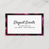 レッドレッドローゼスフローラ 名刺 (裏面)