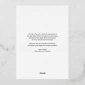 レッドレトロはっきりしたタイポグラフィメリークリスマスフォト 箔シーズンカード (裏面)