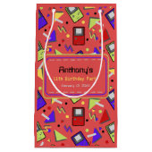 レッドレトロゲーム スモールペーパーバッグ (正面)