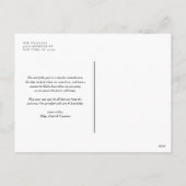 レッドレトロタイポグラフィハッピーホリデーズツーフォト シーズンポストカード (裏面)