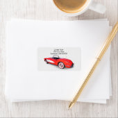 レッドレトロ1960コルベット変換可能 ラベル (インサイチュ)