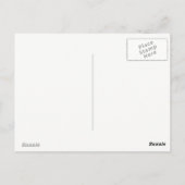 レッドレーシングカーハッピーバースデー ポストカード (裏面)