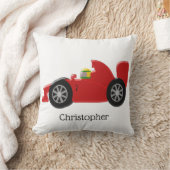 レッドレーシングカー クッション (ブランケット)