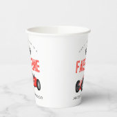 レッドレースカーファーストワンバースデーパーティー 紙コップ (左)