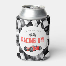 レッドレースカー誕生日パーティークーラーボックスの好意 缶クーラー