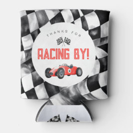レッドレースカー誕生日パーティークーラーボックスの好意 缶クーラー