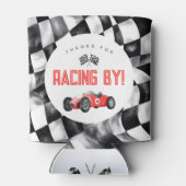 レッドレースカー誕生日パーティークーラーボックスの好意 缶クーラー (裏面)