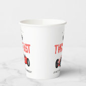 レッドレースカー2速2番目の誕生日パーティー 紙コップ (左)