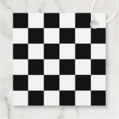 レッドレースカー |子供の誕生日パーティー フェイバータグ (裏面)