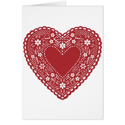 レッドレースハート (正面)