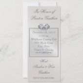 レッドレース仮装銀行50誕生日 招待状 (裏面)