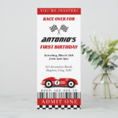 レッドレース招待状 招待状 (スタンド正面)