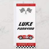 レッドレース招待状 招待状 (裏面)