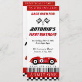 レッドレース招待状 招待状 (正面/裏面)