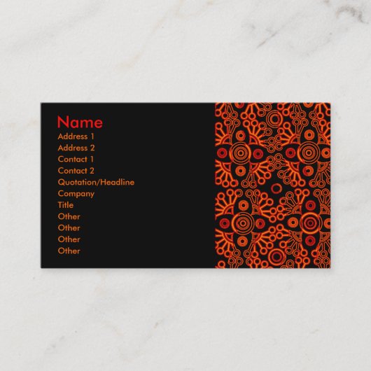 レッドレース 名刺 (正面)