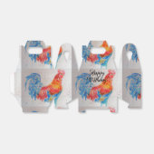 レッドロスターウォーター絵を描カラーハッピーバースデー フェイバーボックス (折り畳みなし)