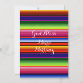 レッドロセスフラワーズキンセニェラ誕生日招待状 招待状 (裏面)