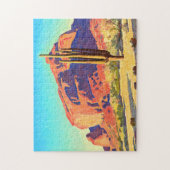 レッドロックとサボテン、1945年メイナード・ディクソン ジグソーパズル (縦)