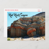 レッドロックキャニオンラスベガスネバダ統一された州ズUSA ポストカード (正面/裏面)