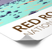 レッドロックキャニオン国家保全地域ヴィンテージ ポスター (角)