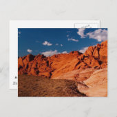 レッドロックキャニオン州パーク ポストカード (正面/裏面)