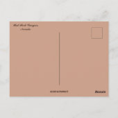 レッドロックキャニオン統一された州 ポストカード (裏面)