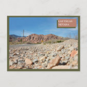 レッドロックキャニオン自然ラスベガスネバダデザート ポストカード (正面)