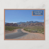 レッドロックキャニオン自然ラスベガスネバダデザート ポストカード (正面)