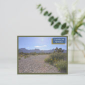 レッドロックキャニオン自然ラスベガスネバダデザート ポストカード (スタンド正面)