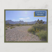 レッドロックキャニオン自然ラスベガスネバダデザート ポストカード (正面)