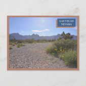 レッドロックキャニオン自然ラスベガスネバダデザート ポストカード (正面)