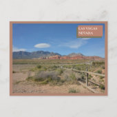 レッドロックキャニオン自然ラスベガスネバダデザート ポストカード (正面)