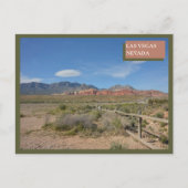 レッドロックキャニオン自然ラスベガスネバダデザート ポストカード (正面)