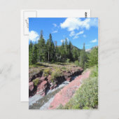 レッドロックキャニオン – ウォータートンレイクスナショナルパーク ポストカード (正面/裏面)