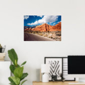 レッドロックキャニオン ポスター (ホームオフィス)