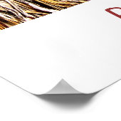 レッドロックキャニオン、ラスベガス砂漠の風景 ポスター (角)