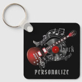 レッドロックギター キーホルダー (正面)