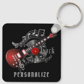 レッドロックギター キーホルダー (裏面)