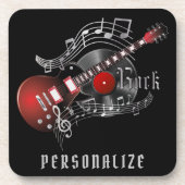 レッドロックギター コースター (正面)