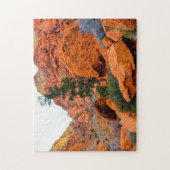 レッドロックスとユタ州の峡谷。 ジグソーパズル (縦)