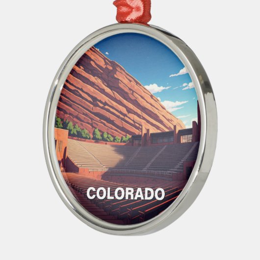 レッドロックスアンフィシアターコロラド メタルオーナメント (左)