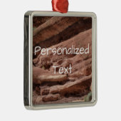 レッドロックスコロラド名前をカスタムする メタルオーナメント (右)